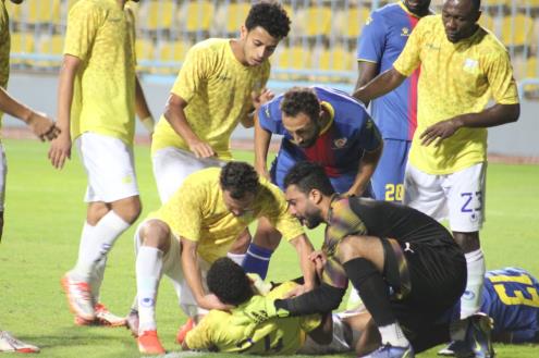 بعدما تعرض لبلع اللسان.. نقل لاعب طنطا للمستشفى